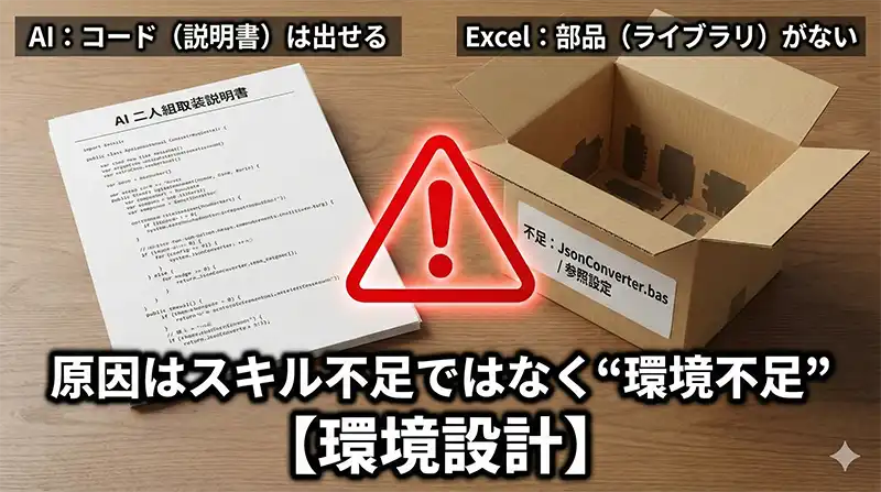 AIコードが動かない_原因は環境不足
