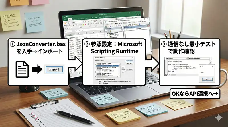 JsonConverter導入_最短3ステップ図解
