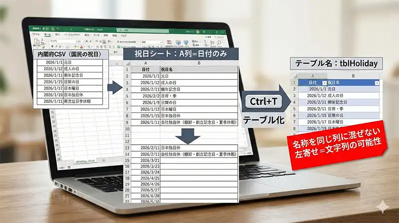 create_holiday_table